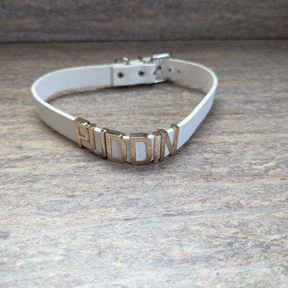 White Puddin Harley Quinn Choker Necklace 3/4' W NWT - Picture 3 of 7